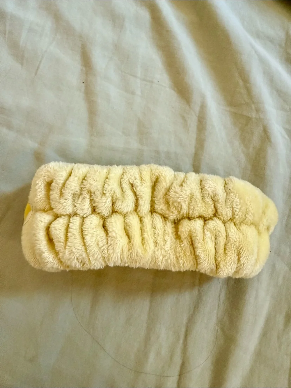 Yellow Smiley Face Plush Headband